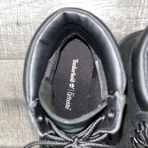 Timberland sz 6 dausette black suede sneaker boot - Picture 11 of 11